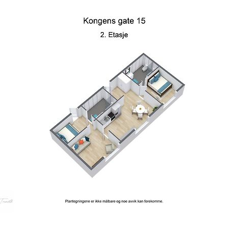 Apartment Kongens Gate Kvadraturen Kristiansand Exterior photo